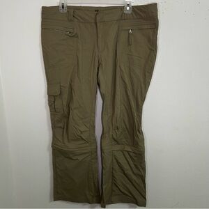 REI nylon hiking pants with zip off legs 28" inseam